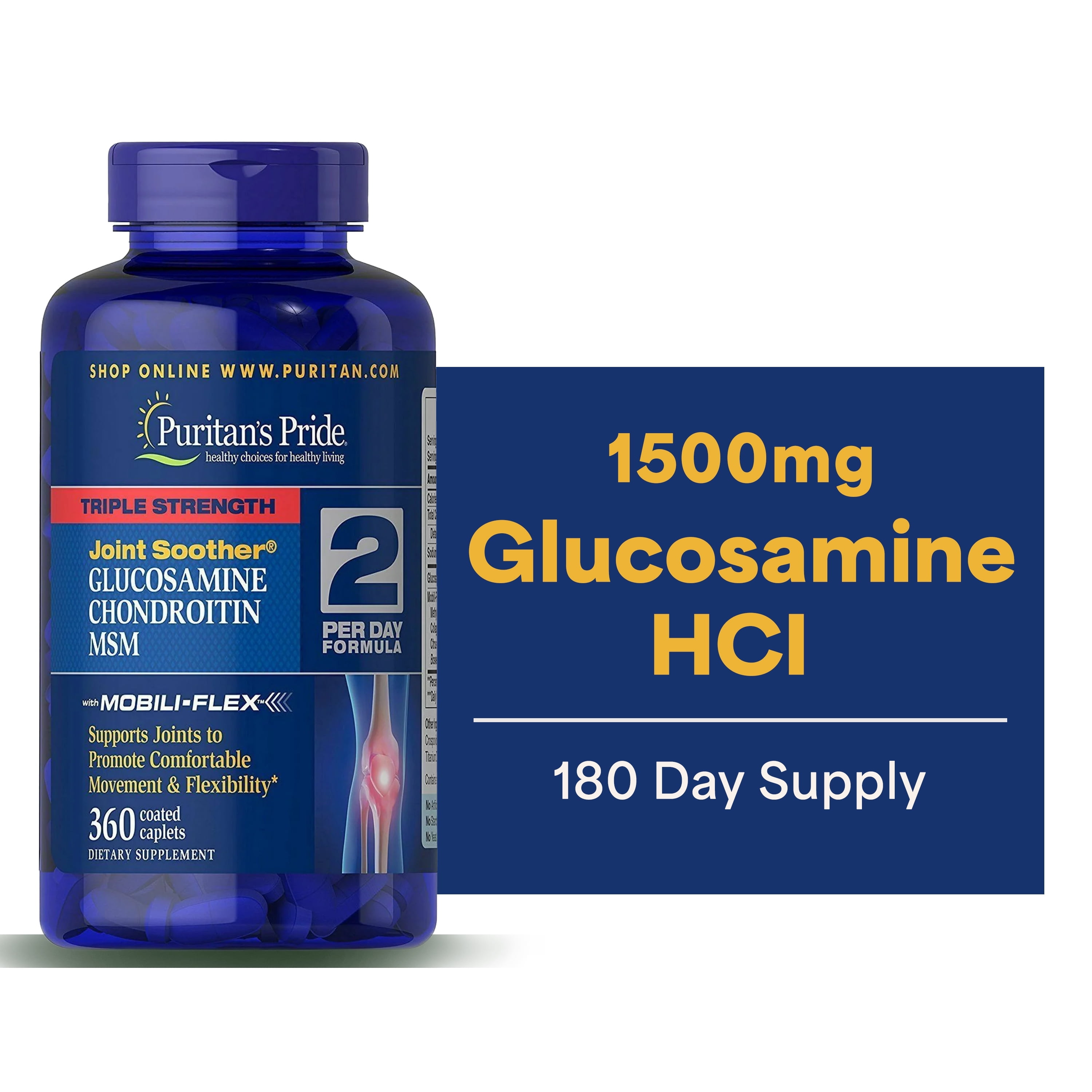 Puritans Pride Triple Strength Joint Soother: Glucosamine