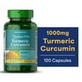 thumbnail image 1 of Puritans Pride Turmeric Curcumin with Bioperine, 1000mg, 120 Count, 1 of 6