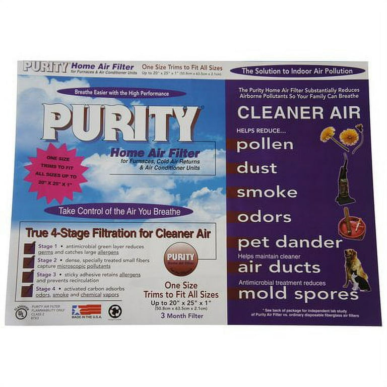 Purity home air filter deals