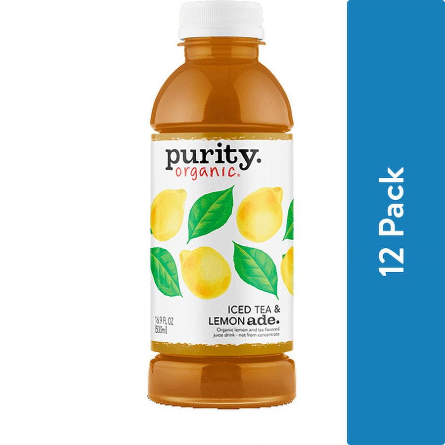 Purity Organic Iced Tea & Lemonade, 16.9oz, 12 Count