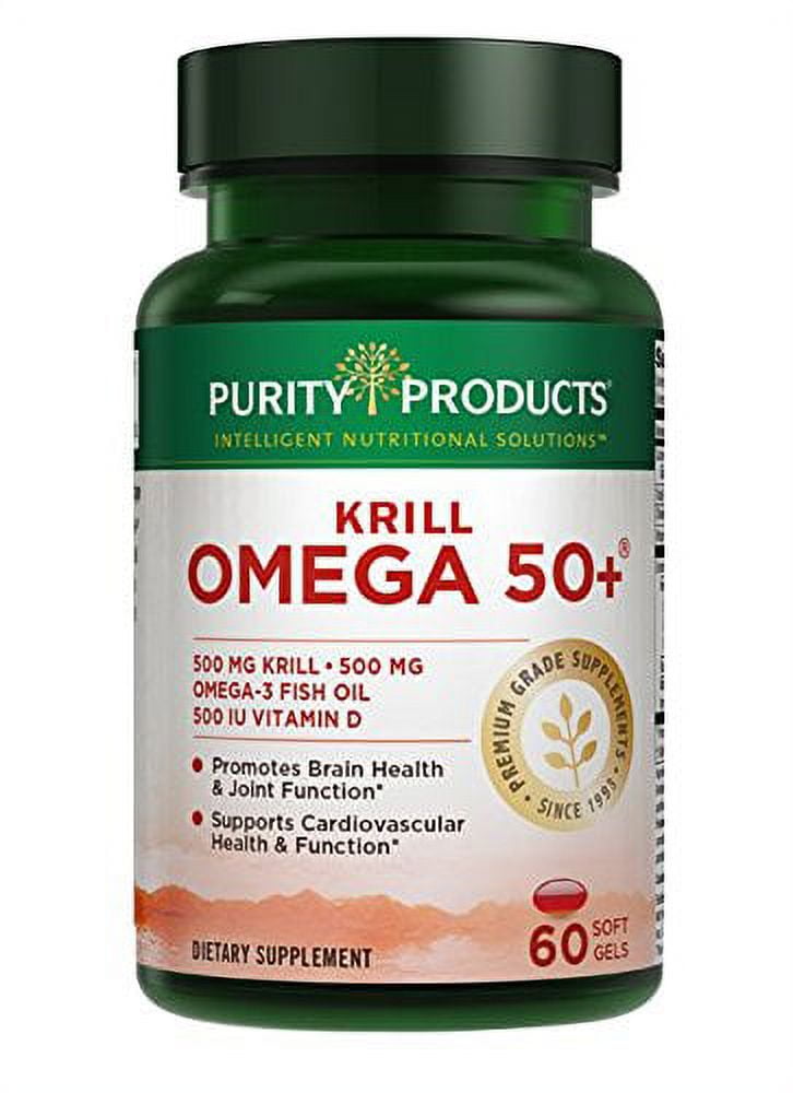 Purity Products Krill Omega 50 60 Softgels