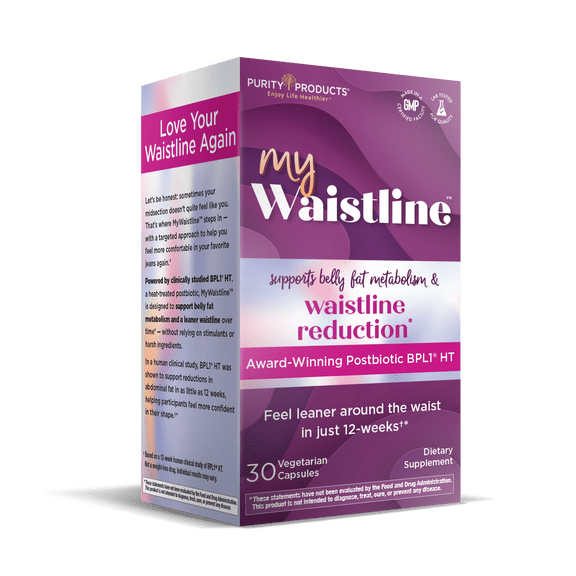 Purity Products MyWaistline BPL1® HT Postbiotic Capsules, 30 Count