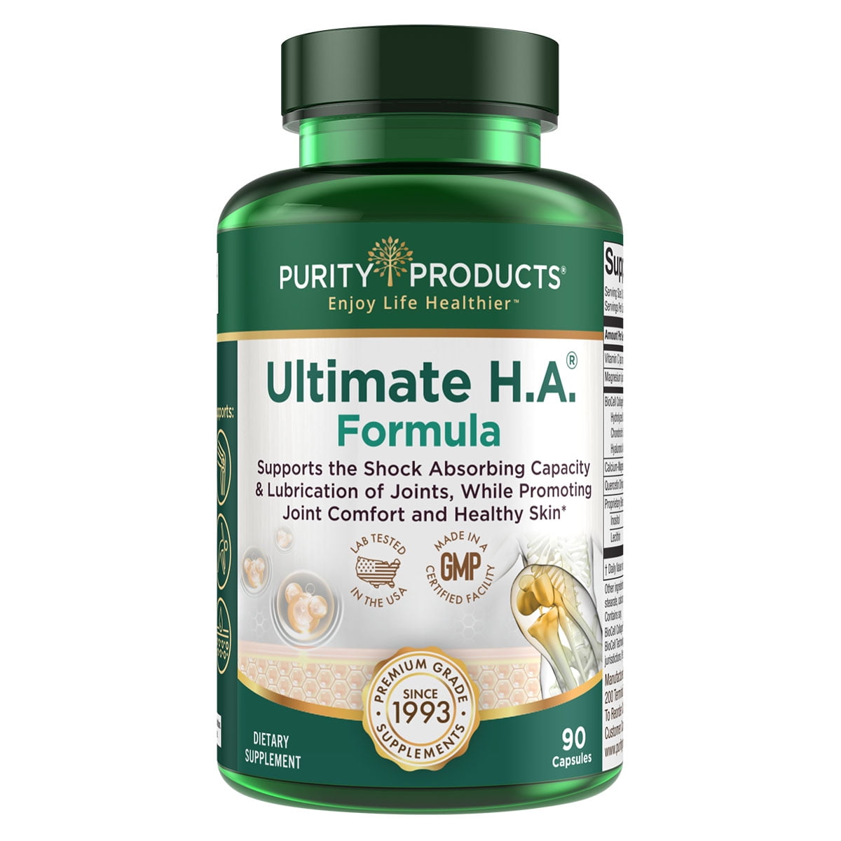 Purity Products Ultimate H.A. Formula, 90 Capsules