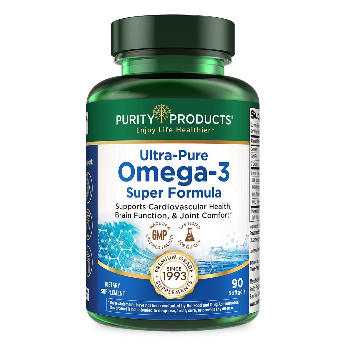 Purity Products - Ultra Pure Omega 3 Super Formula 90 Softgels 