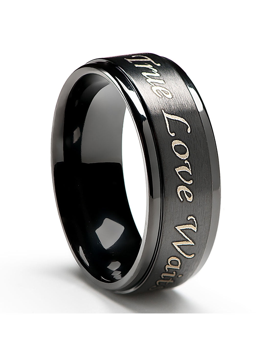 Purity Ring in Titanium 8MM wide True Love Waits Black Plated 3bd806ea ea14 4acb bf48 45ce70eab1a0 1.777257125a5c76ee5e95e1e4889d0fd5