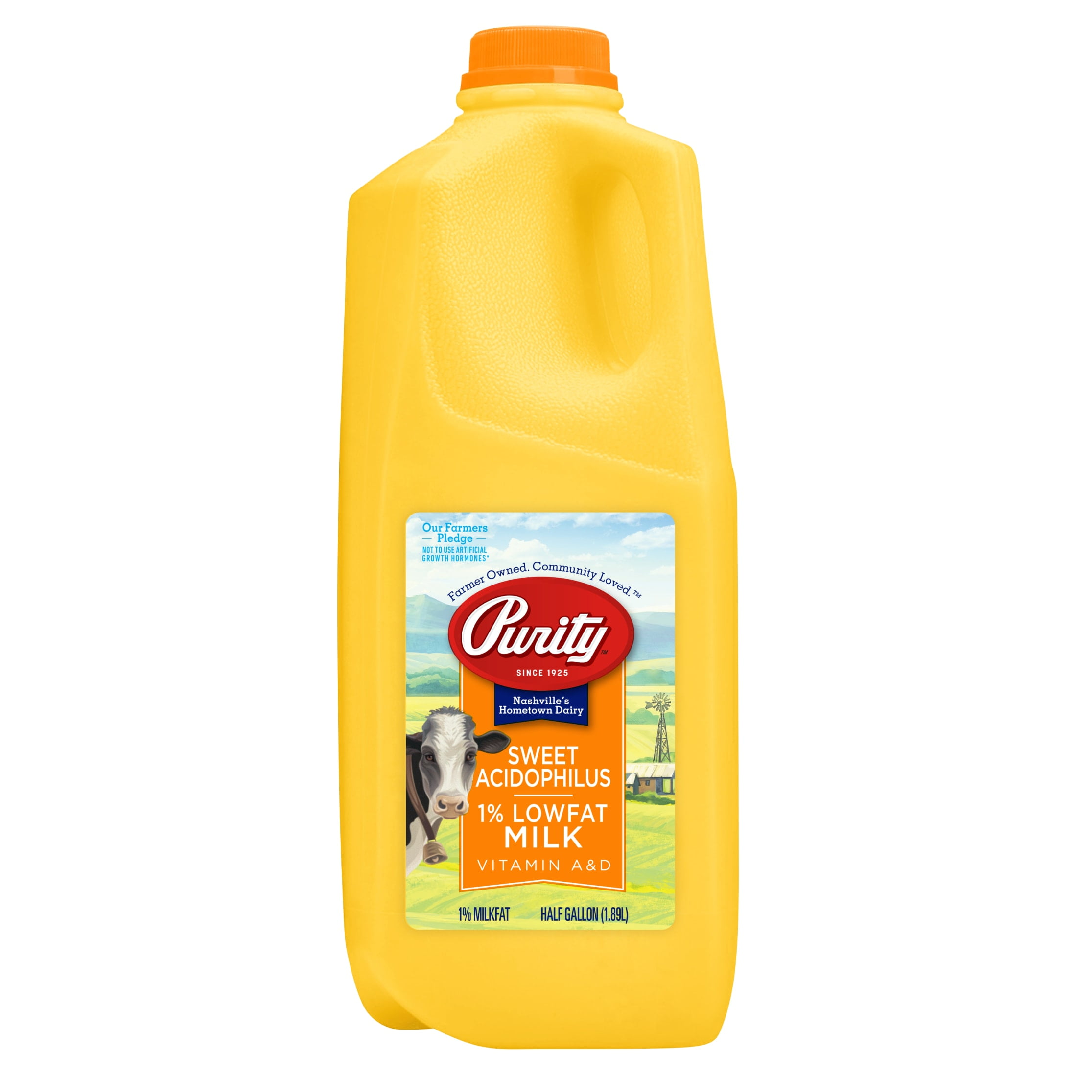 Purity Sweet Acidophilus 1% Lowfat Milk - 64 fl oz