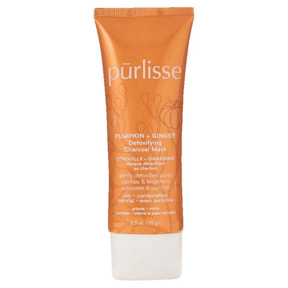 Purlisse Pumpkin & Ginger Detoxifyling Charcoal Mask 2.5 oz.