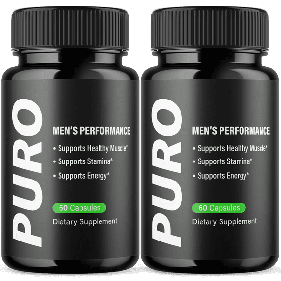 Puro Advanced Formula Pills All Natural Vitamin Supplement 120 Capsules