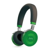 Puro Sound Labs JuniorJam Plus Volume Limiting Bluetooth Headphones for Kids, Green