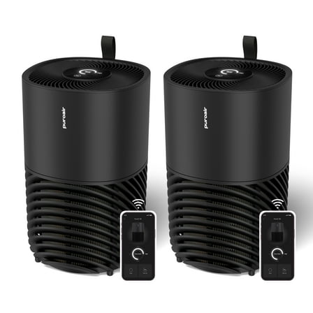 PuroAir 130i Air Purifiers for Home Large Rooms - Covers 600 Sq Ft (2 Pack)