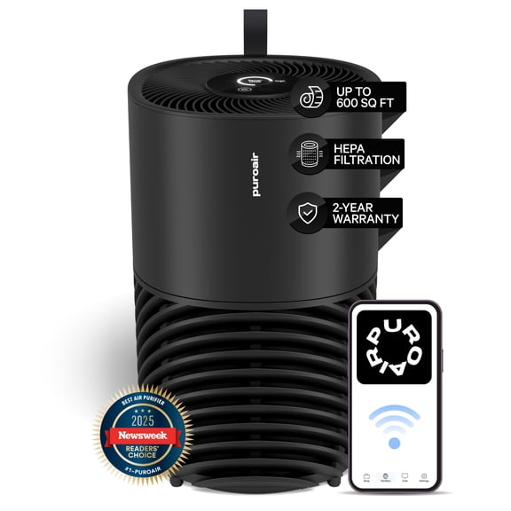 PuroAir 130i Air Purifiers for Home Large Rooms - Covers 600 Sq Ft