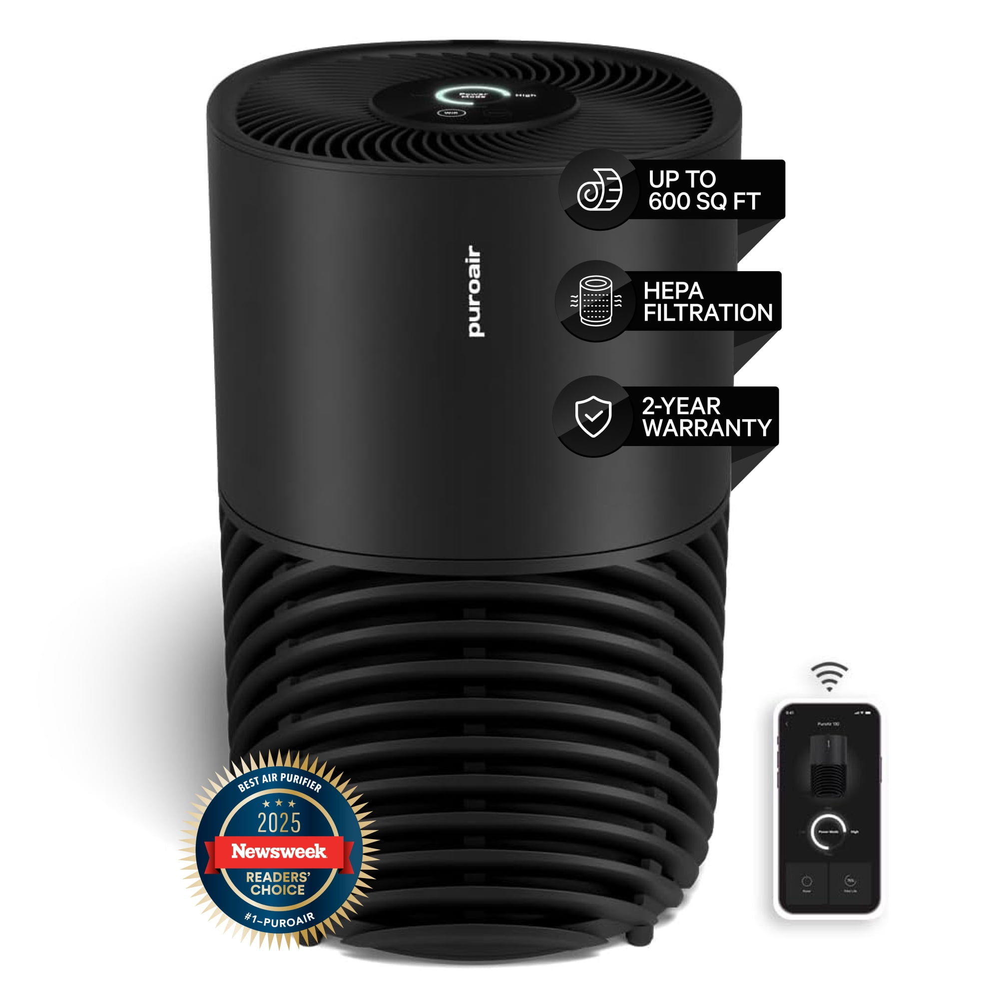 Open Box PuroAir 130i Air Purifiers for Home Large Rooms - Covers 600 Sq Ft