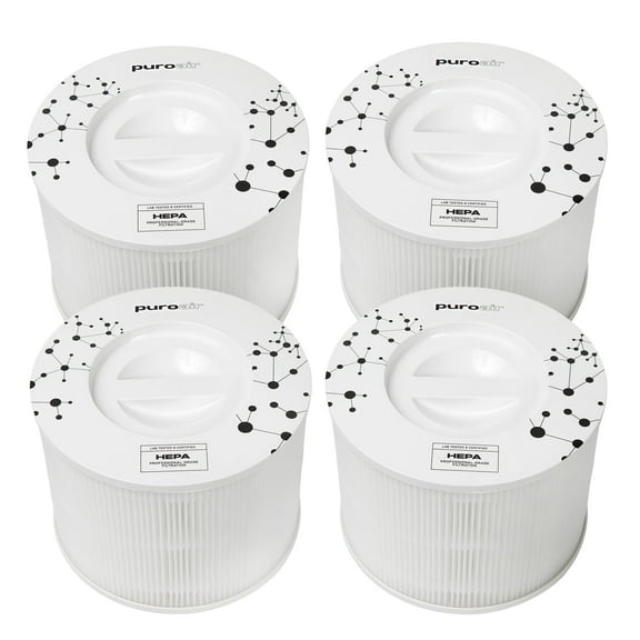 PuroAir 240 Replacement Filter - HEPA Air Filter for PuroAir 240 Air Purifier (4 pack)