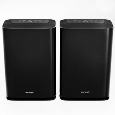 Powerful PuroAir 400 HEPA Air Purifiers for Home Large Rooms - Covers 2,000 Sq ft (2 Pack)