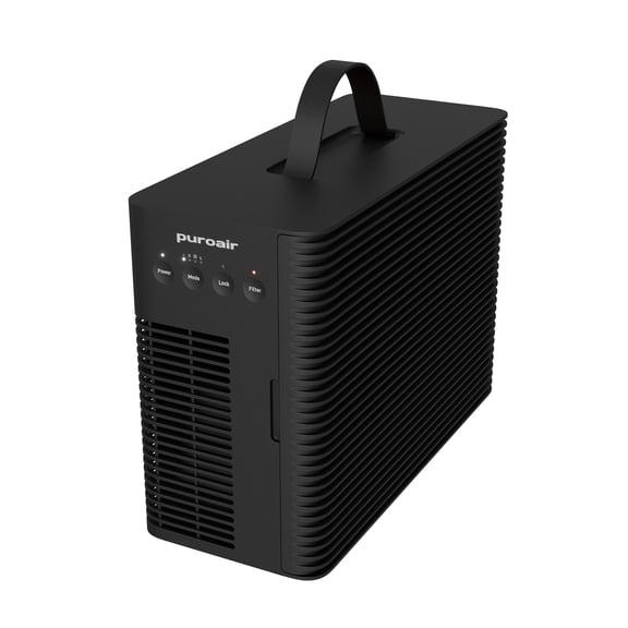 PuroAir Lite HEPA Air Purifiers for Bedroom Home Pets - Covers 500 Sq Ft (Black)