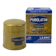 Purolator LX4967 Purolator 20K Oil Filter with 20,000 Mile Protection for Select Chevrolet, Lexus, Toyota, Nissan, and more