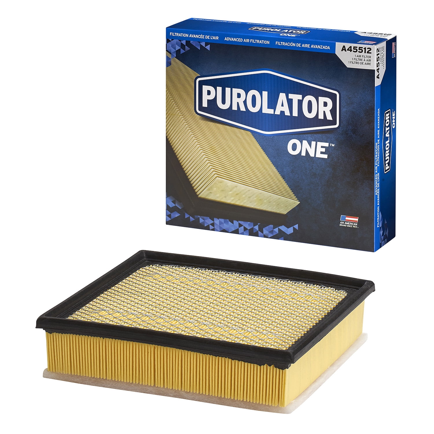 Purolator Advanced Engine Air Filter Purolator ONE A45512 for Dodge Ram