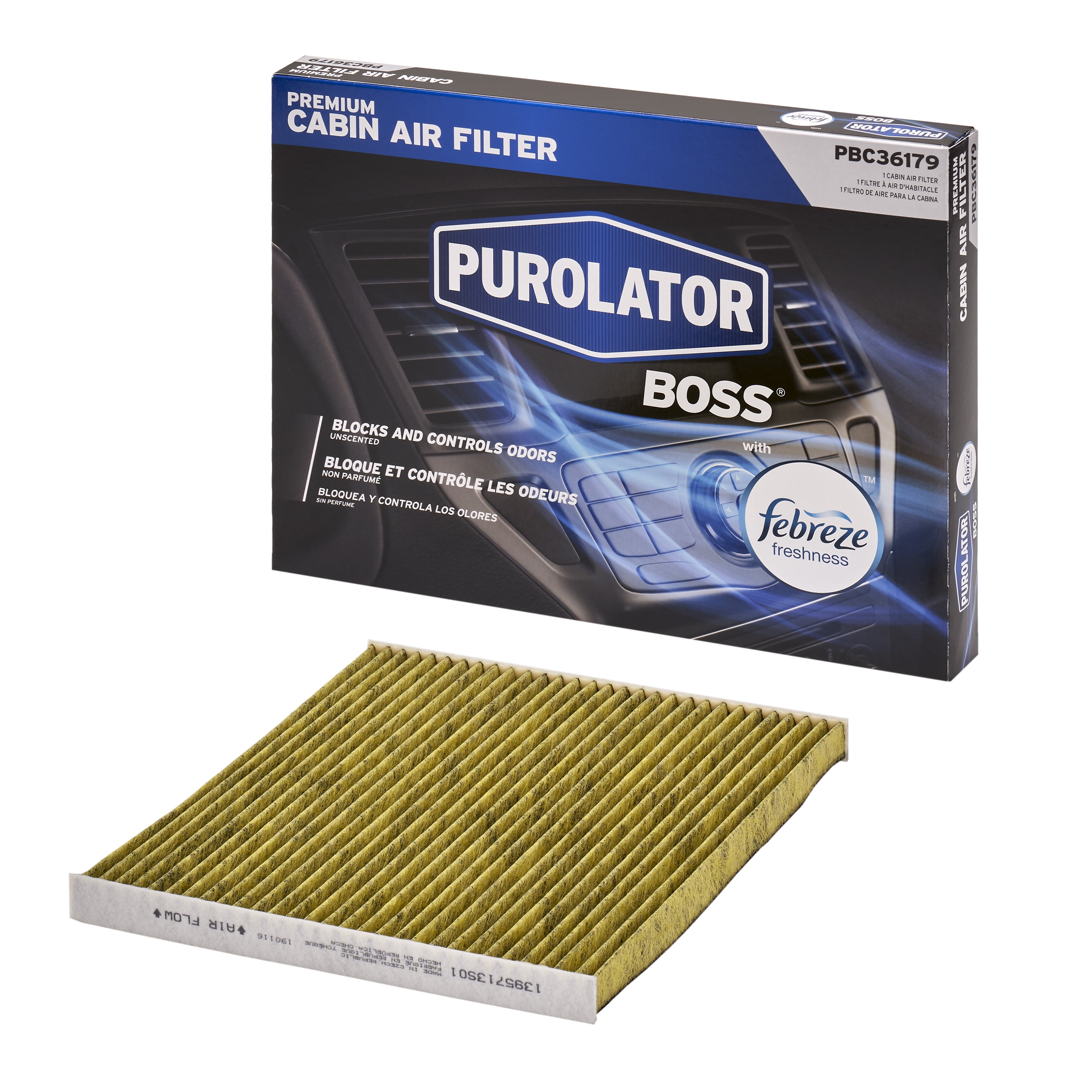 Purolator Cabin Air Filter with Febreze Freshness Purolator BOSS