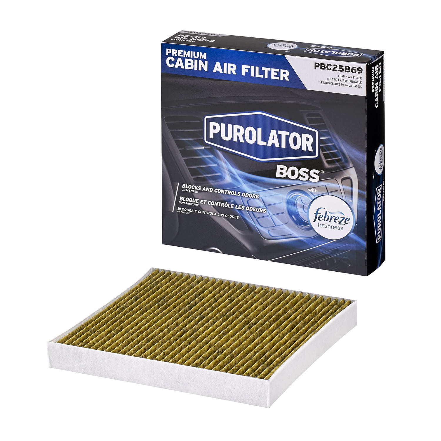 Purolator Cabin Air Filter with Febreze Freshness Purolator BOSS