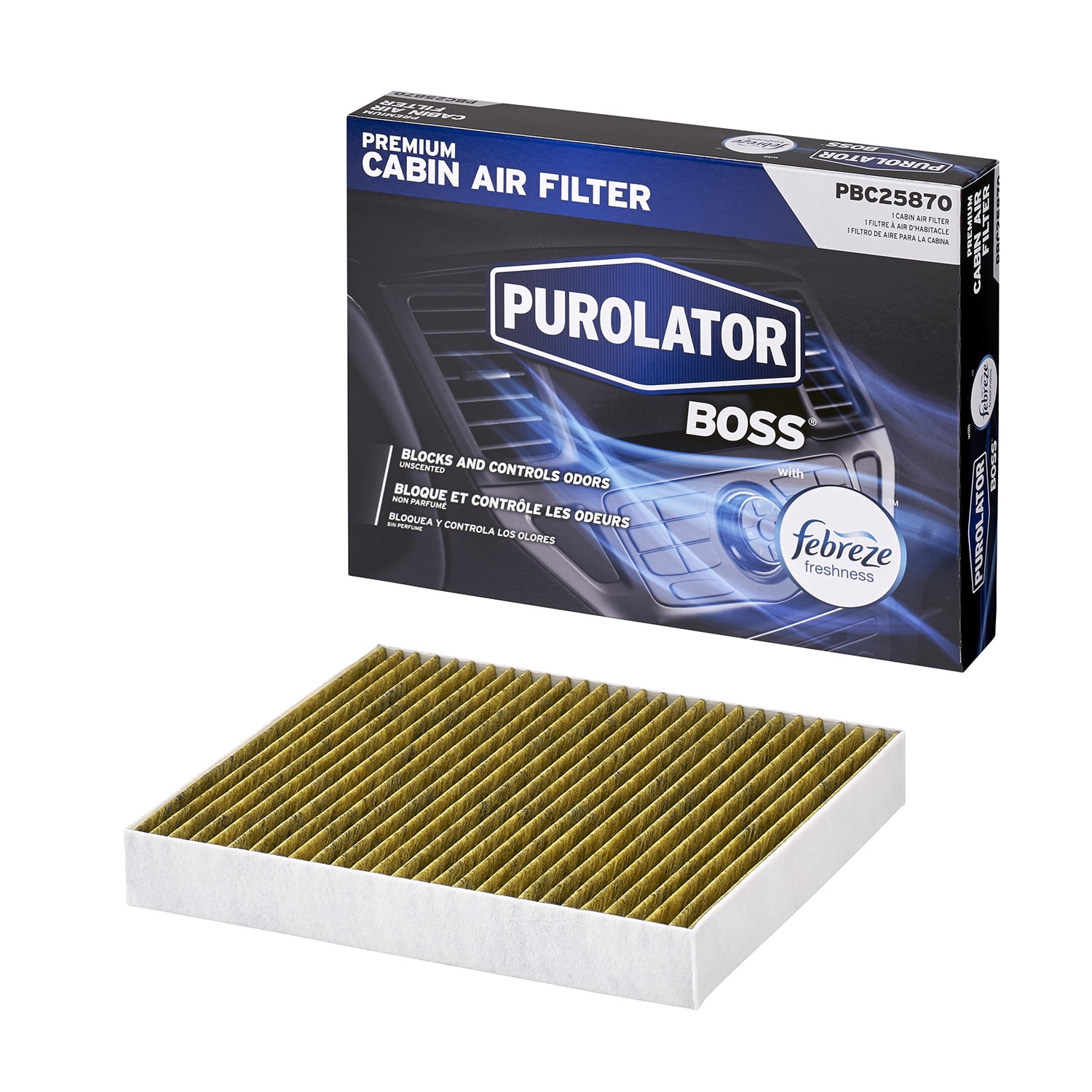 Purolator Cabin Air Filter with Febreze Freshness Purolator BOSS