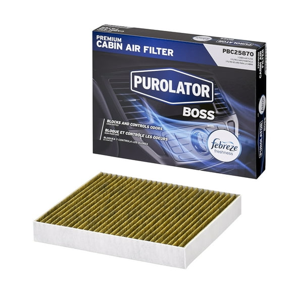 Purolator Cabin Air Filter with Febreze Freshness Purolator BOSS PBC25870 for Vehicles