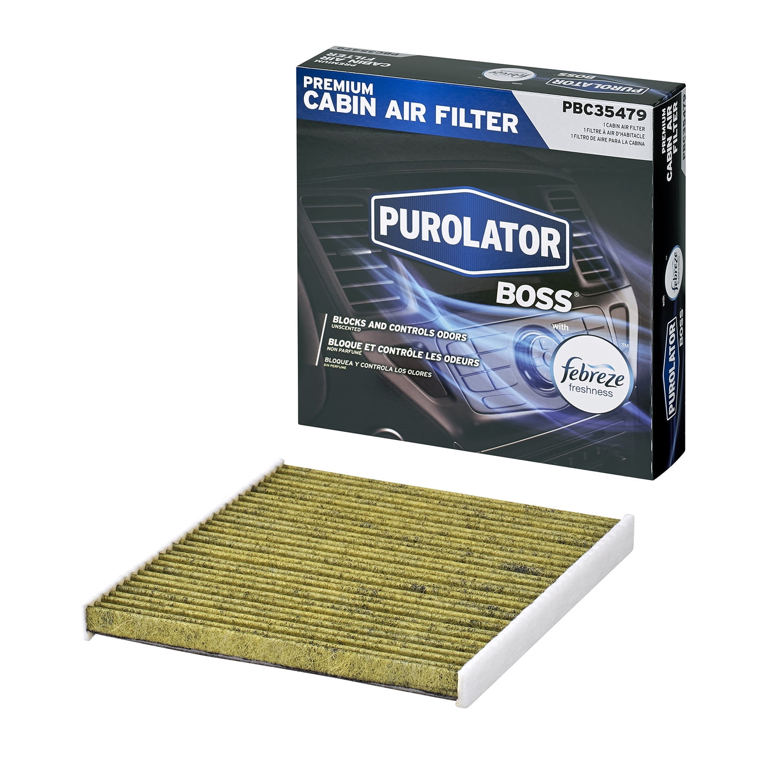 Purolator Cabin Air Filter with Febreze Freshness Purolator BOSS