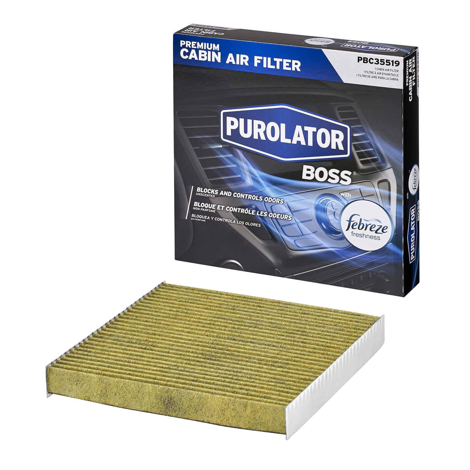 Purolator Cabin Air Filter with Febreze Freshness Purolator BOSS