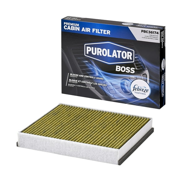 Purolator Cabin Air Filter with Febreze Freshness Purolator BOSS PBC36174 for Ford, Lincoln