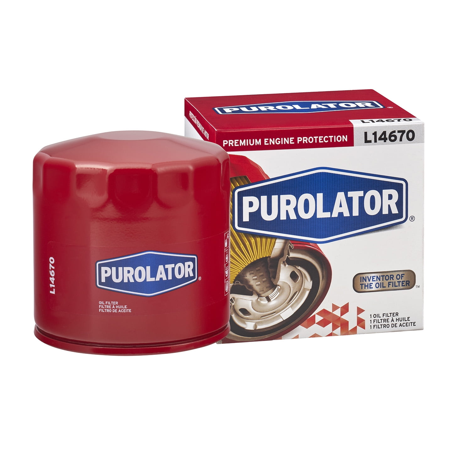 Purolator L14670 Purolator Premium Engine Protection Oil Filter ...