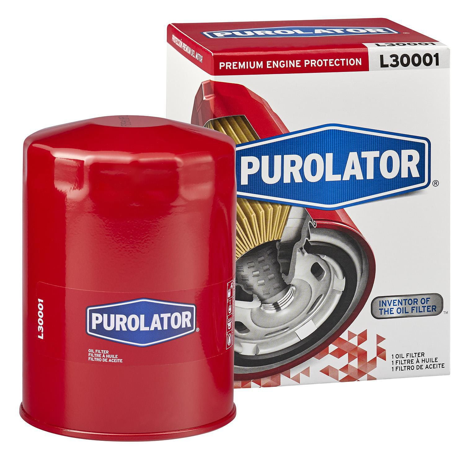 Purolator L30001 Engine Oil Filter for 101 61515 Oil Change Lubricant Filters