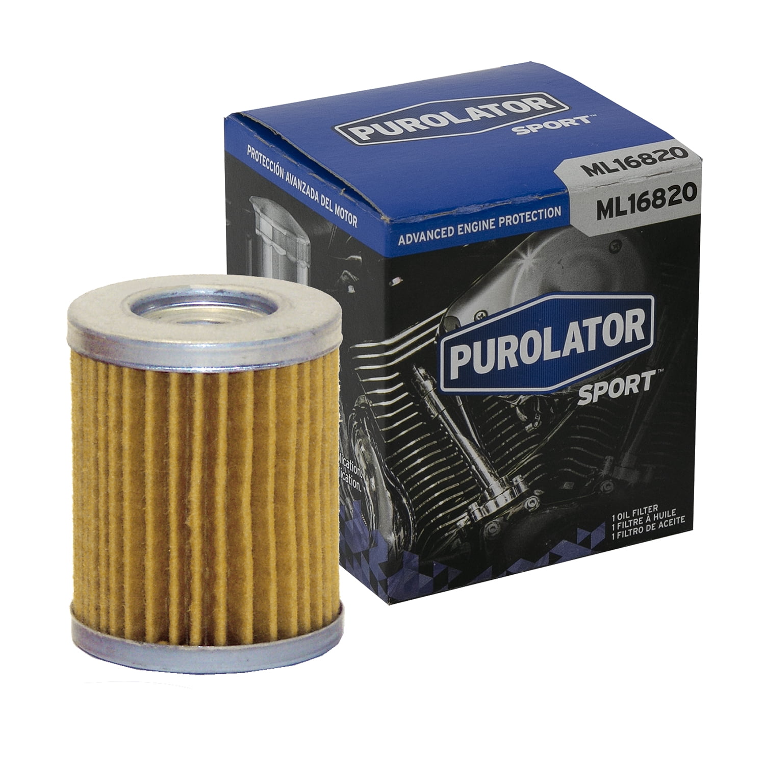 Purolator ML16820 PurolatorSPORT Oil Filter for Artic Cat, Suzuki, and Yamaha