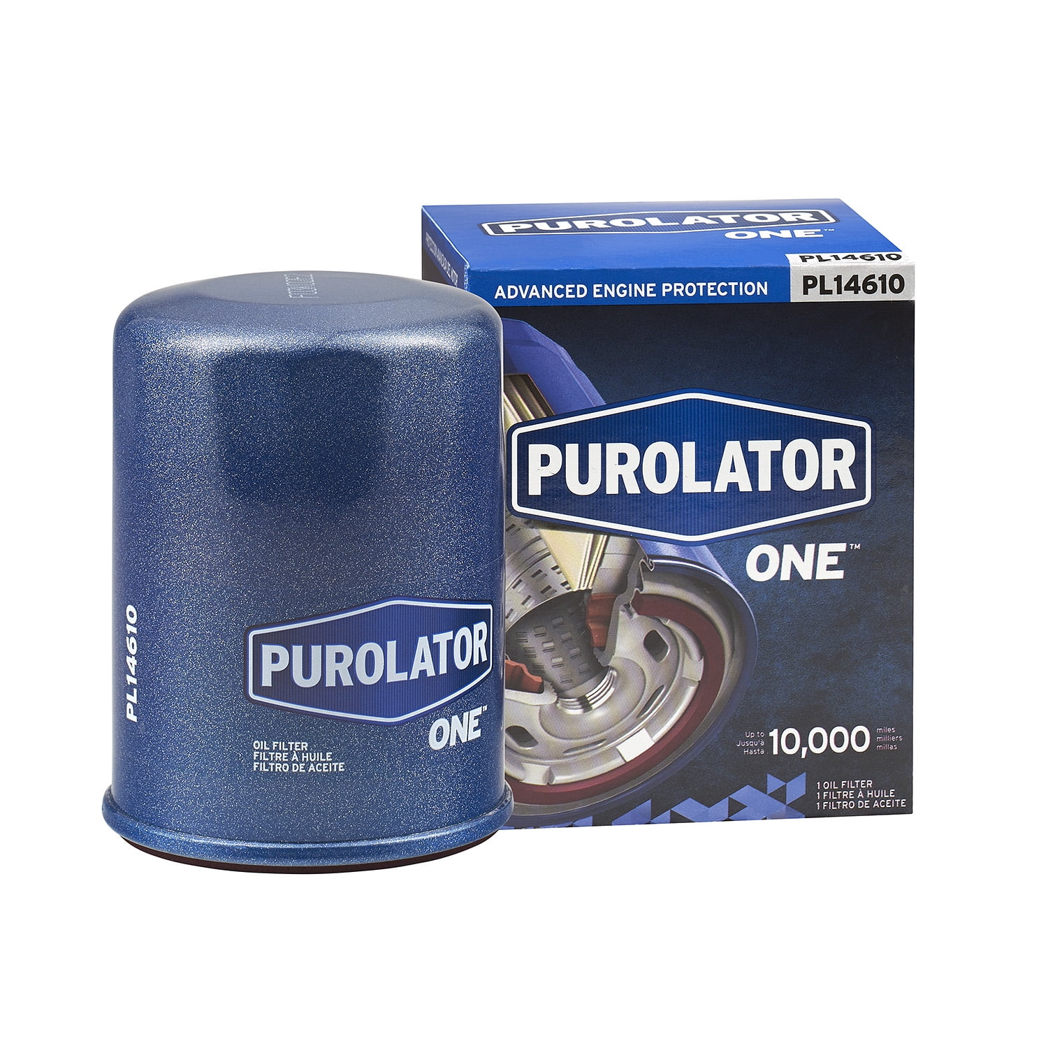 Purolator ONE Engine Protection Oil Filter with Extended Life PL14610
