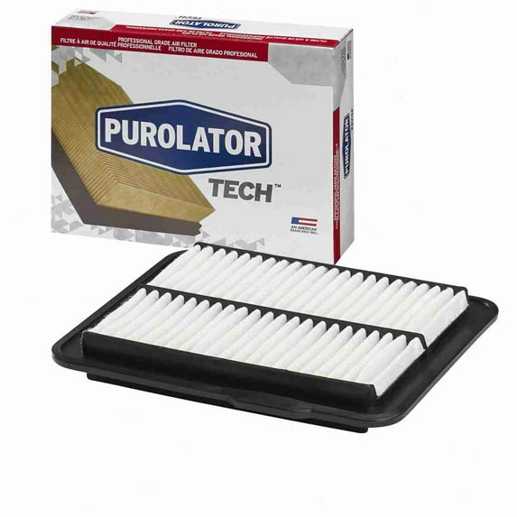 Purolator TECH Air Filter compatible with Chevrolet Malibu 2.4L 3.5L 3.6L L4 V6 2008-2012