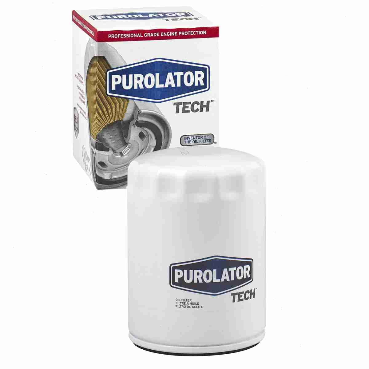 Purolator TECH Engine Oil Filter compatible with Chevrolet Traverse 3.6L V6 2011-2020