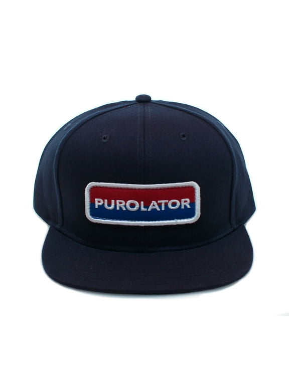 Purolator Vintage Hat Racing Car Team Cole Harry Hogge Embroidered Flat Cap Navy
