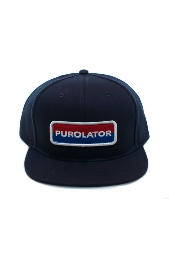 Purolator Vintage Hat Racing Car Team Cole Harry Hogge Embroidered Flat Cap Navy