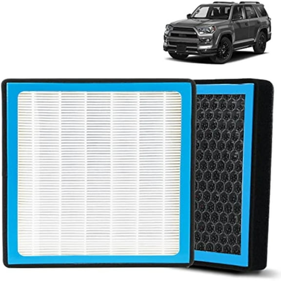 CF10285 Cabin Air Filter Compatible with Toyota 4Runner/Tundra/Highlander/Camry/Pruis/Sienna/Corolla Lexus Jaguar Land Rover Pontiac Scion AC Filter with Activated Carbon OEM Replacement