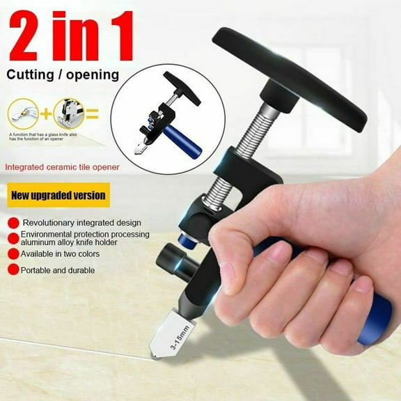 Purowzwe Professional Easy Glid e Glass Tile Cutter Ceramic Cut One-piece Alloy Tool kit