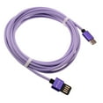 thumbnail image 1 of Purple 10ft USB-C Cable for Nokia C110/C210/C100 - Extra Long Fast Charger Power Cord Type-C Sync, 1 of 1