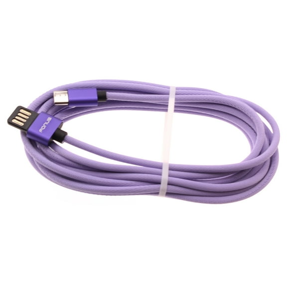 Purple 10ft USB-C Cable for OnePlus 10 Pro Phone - Extra Long Fast Charger Power Cord Type-C Compatible With OnePlus 10 Pro