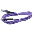 Purple 10ft USB Cable for Motorola Moto G Power 5G (2024) TypeC