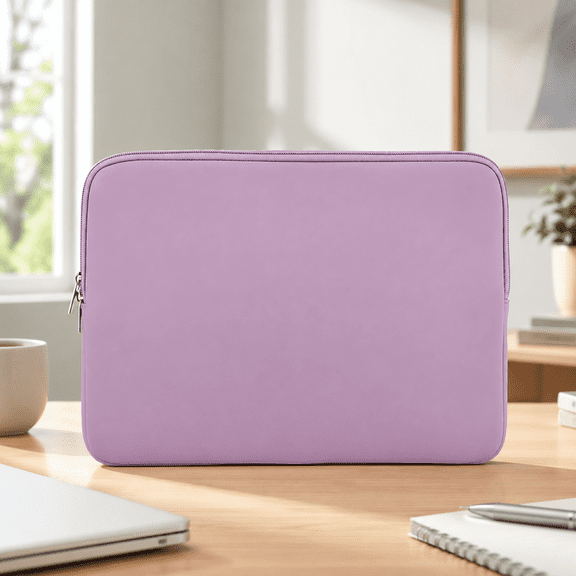 Purple 14 Inch Laptop Sleeve Protective Case Padded Zipper Cover Carrying Bag With Soft Lining For Computer Notebook Travel 14.0 Inches
