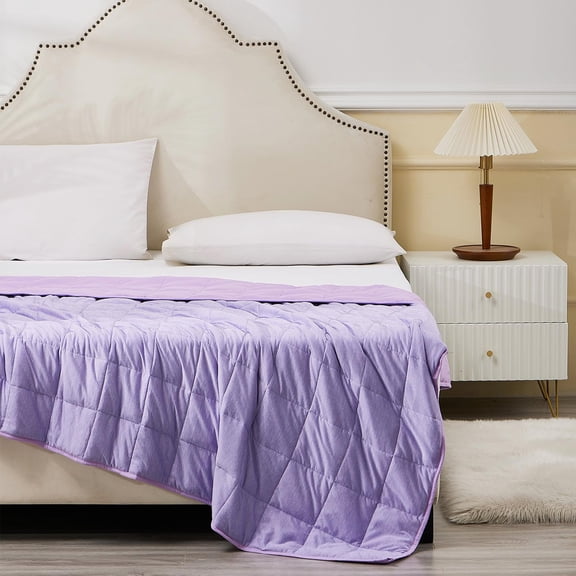 Purple 48"x72" 10 lbs Weighted Blanket All Season Use