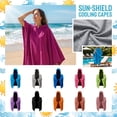 thumbnail image 1 of Purple 57X24 Inch Uv Protection Cooling Shawl Towel, Quick Dry Beach Towels, Lightweight Beach Towel, Oversized Beach Towel, Soft Sand-Free Fast Absorbent Hooded Poncho for, 1 of 5