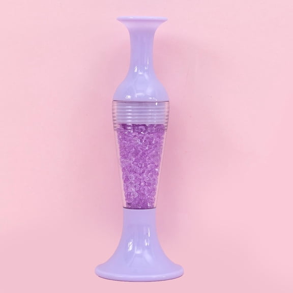 Purple 5D Diamond Pen for Painting Pen, Flower Pot Shaped Comfort Grip Standable Ergonomic Point Drill Pen for Painting and Nail Art,Diamond Pen for Painting Kits and Accessories
