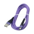 thumbnail image 1 of Purple 6ft USB Cable for OnePlus Nord N30 5G Phone - Type-C Charger Cord Power Wire USB-C Compatible With OnePlus Nord N30 5G Model, 1 of 6