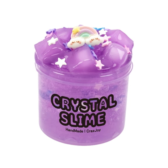 Purple 70Ml Soft Stretchy Fruit Crystal Mud Slime Putty Diy Noodles Colored Clay Toy For Kids Creatives Crafts