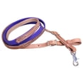 thumbnail image 1 of Purple 8Ft Weaver Leather Barrel Pleasure Rein With Rubber Grip Horse Roping, 1 of 4