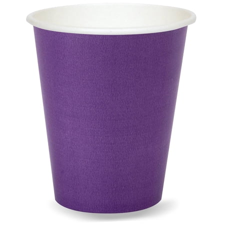 Purple 9 oz. Paper Cups (8 Count)