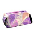 thumbnail image 1 of Purple Abstract Art Tissue Box Cover Leather Square Rectangle Tissue Box Holder for Bathroom Living Room Desk Office Decor, 1 of 7